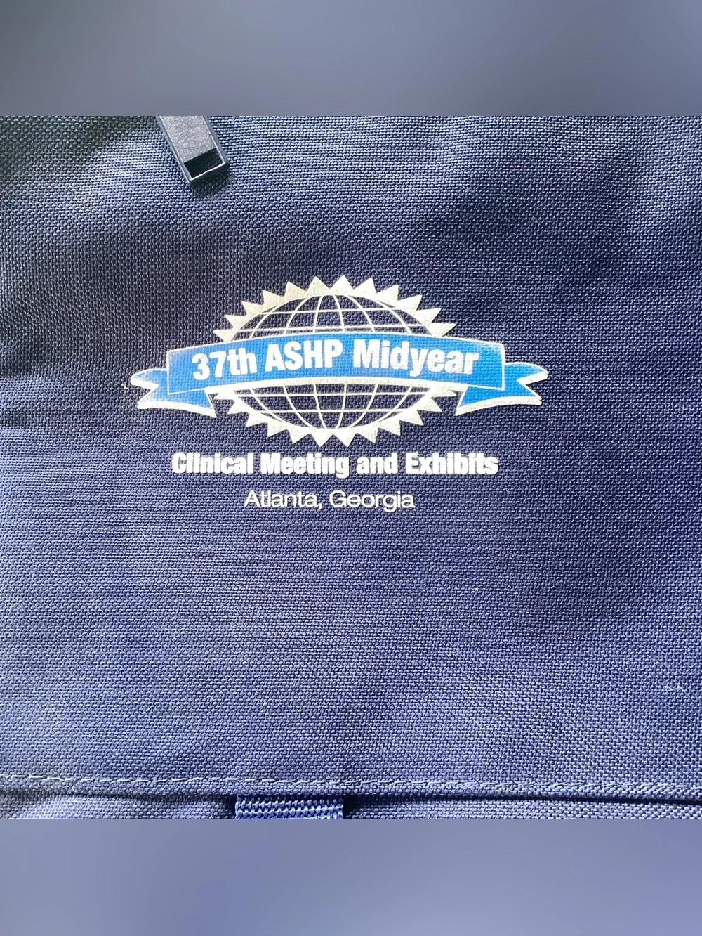 ASHP Midyear Clinical Meeting Vintage Messenger Bag in blue